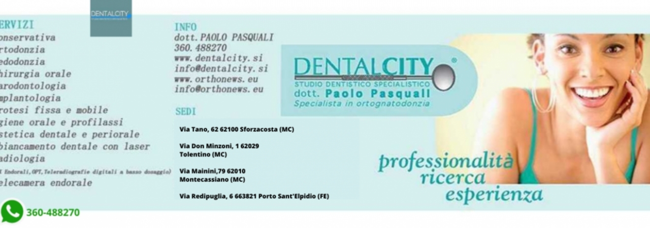 Studio odontoiatrico Dentalcity del Dottor Paolo Pasquali Sforzacosta di Macerata